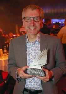 Máirtín O’Muilleoir, Member of Northern Ireland’s Legislative As-sembly (MLA) and the former Mayor of Belfast, receives the Tolerantia Award 2015. Photo © B. Dummer